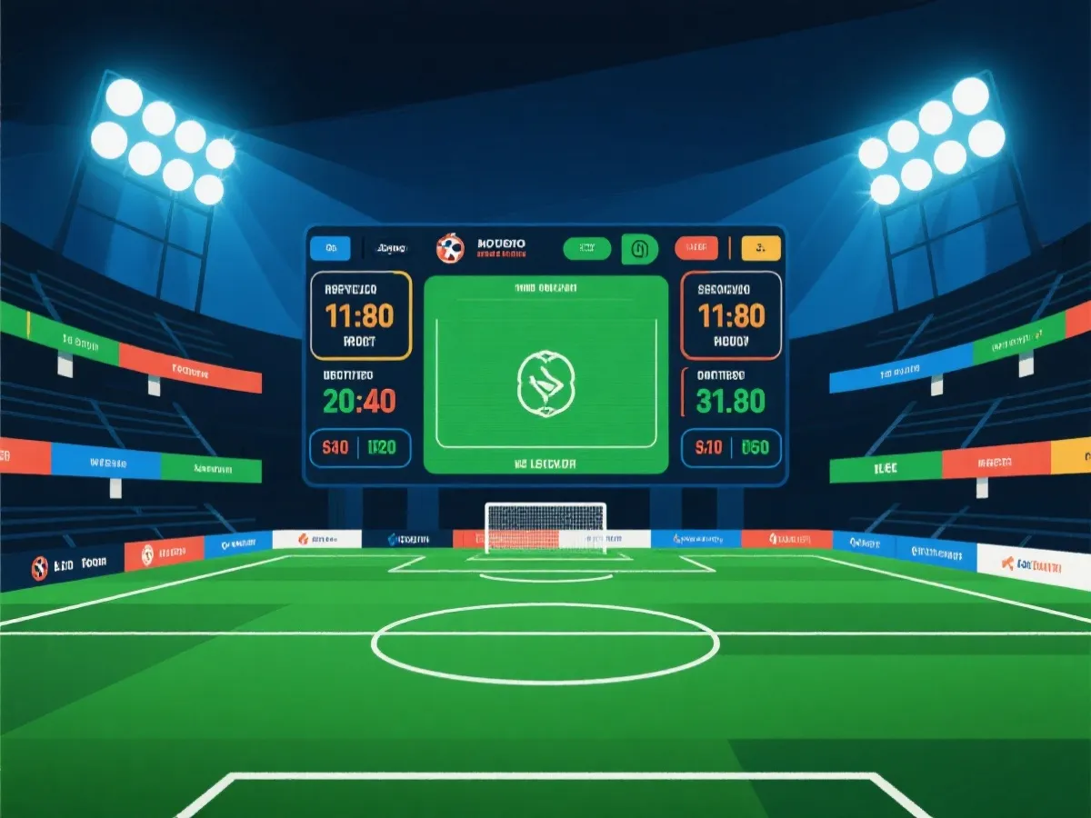 世界杯实时比分可视化界面